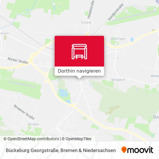 Bückeburg Georgstraße Karte