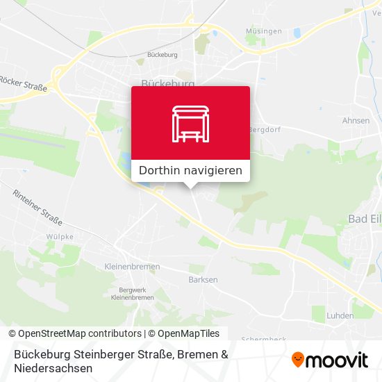 Bückeburg Steinberger Straße Karte