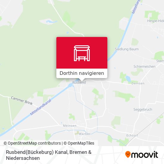 Rusbend(Bückeburg) Kanal Karte