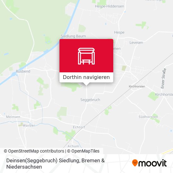 Deinsen(Seggebruch) Siedlung Karte