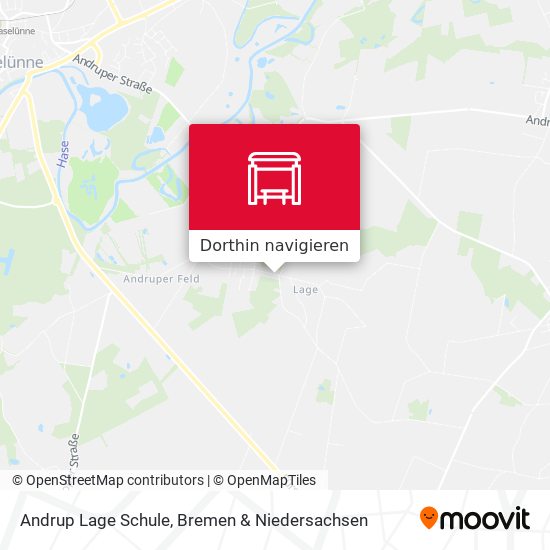 Andrup Lage Schule Karte