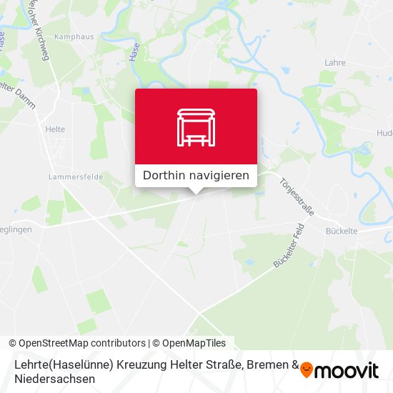 Lehrte(Haselünne) Kreuzung Helter Straße Karte