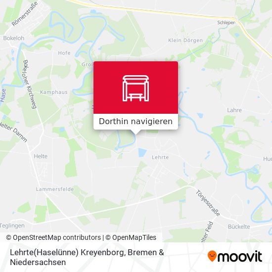 Lehrte(Haselünne) Kreyenborg Karte