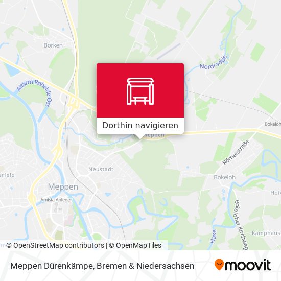 Meppen Dürenkämpe Karte