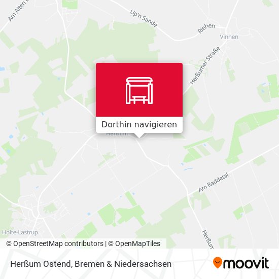 Herßum Ostend Karte