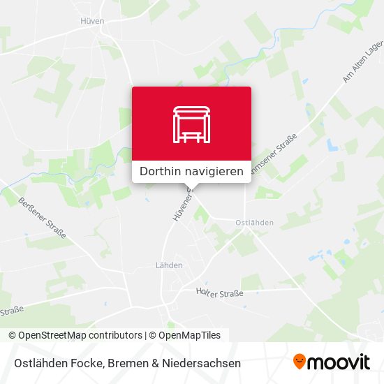 Ostlähden Focke Karte