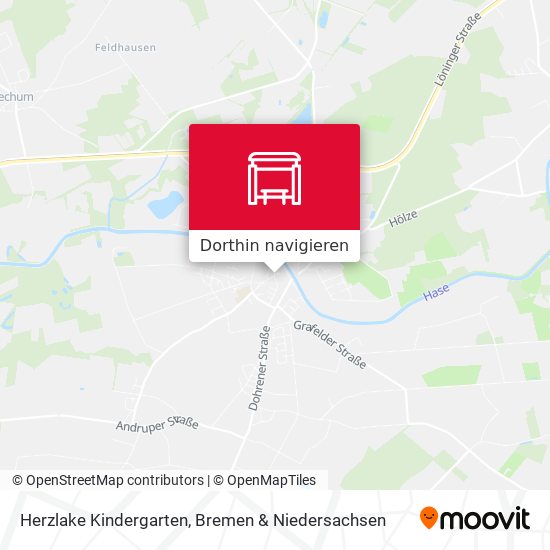 Herzlake Kindergarten Karte