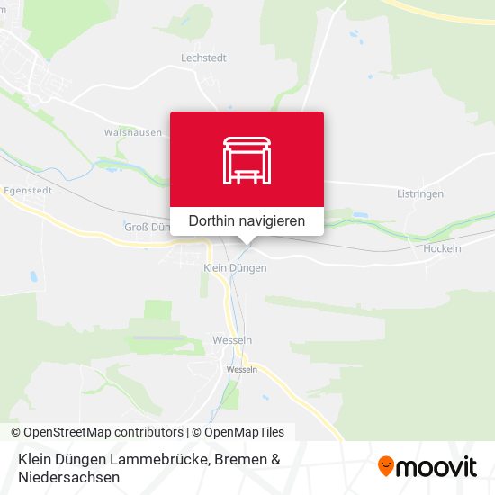 Klein Düngen Lammebrücke Karte