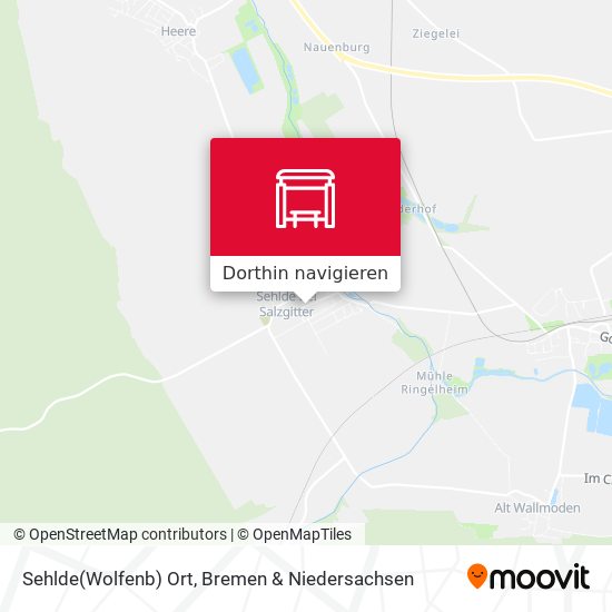 Sehlde(Wolfenb) Ort Karte