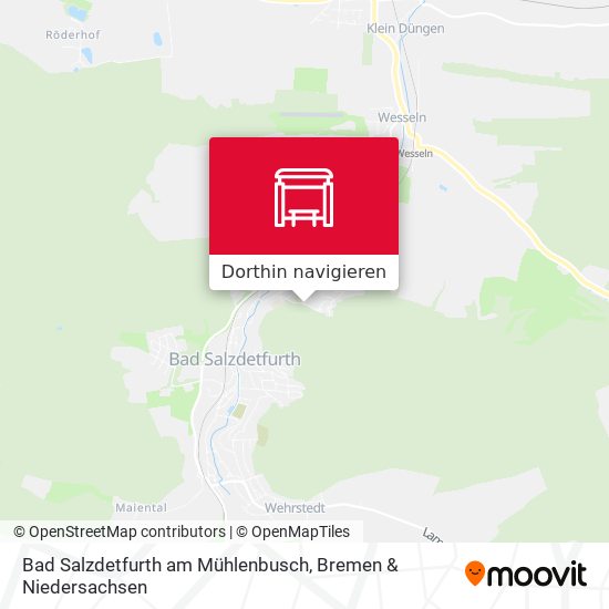 Bad Salzdetfurth am Mühlenbusch Karte