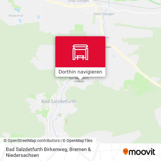 Bad Salzdetfurth Birkenweg Karte