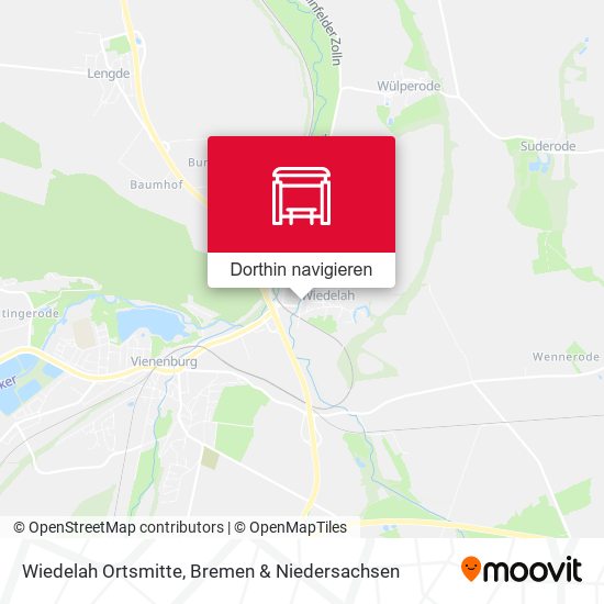 Wiedelah Ortsmitte Karte