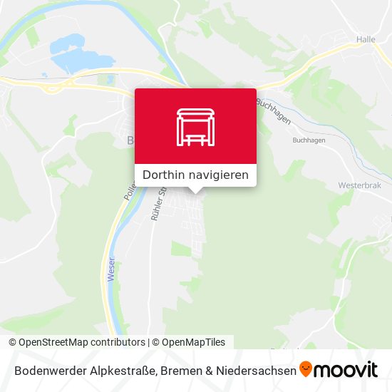 Bodenwerder Alpkestraße Karte