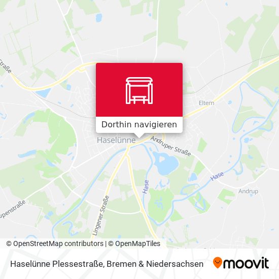 Haselünne Plessestraße Karte