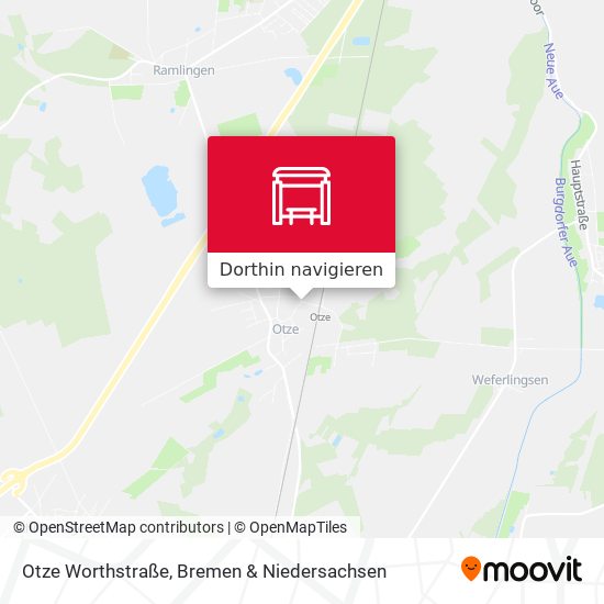 Otze Worthstraße Karte
