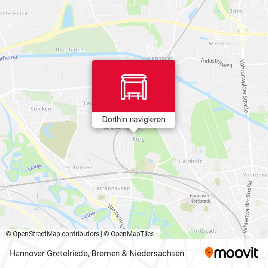 Hannover Gretelriede Karte