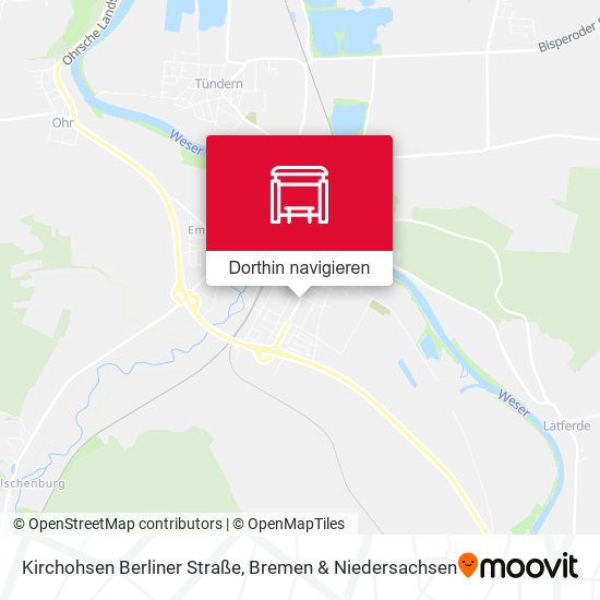 Kirchohsen Berliner Straße Karte