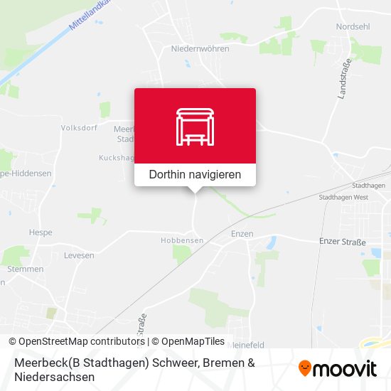 Meerbeck(B Stadthagen) Schweer Karte