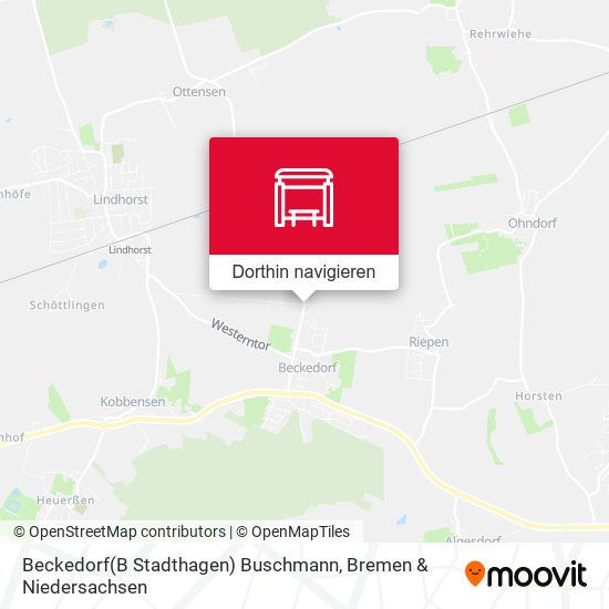 Beckedorf(B Stadthagen) Buschmann Karte