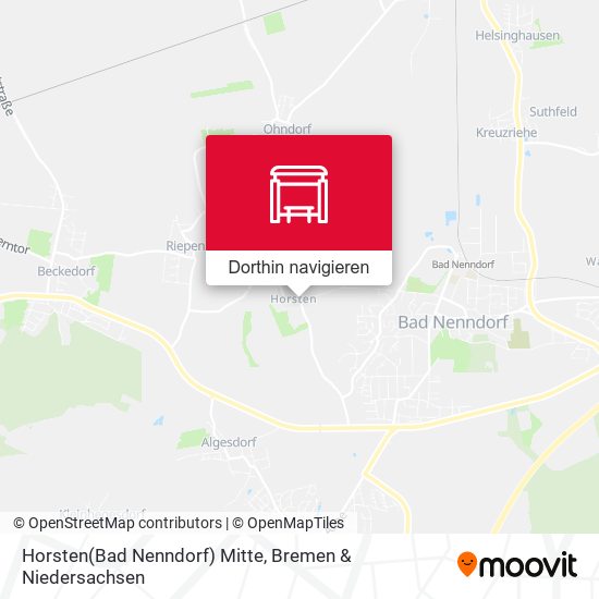 Horsten(Bad Nenndorf) Mitte Karte