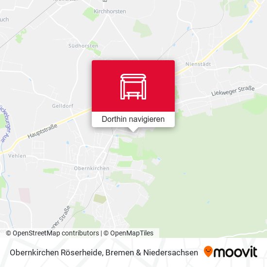 Obernkirchen Röserheide Karte
