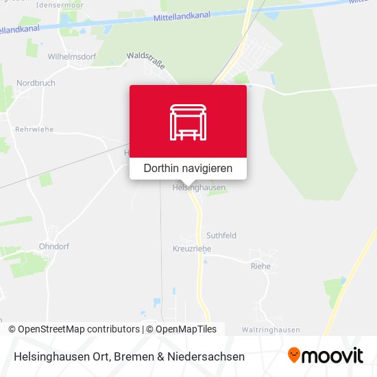 Helsinghausen Ort Karte