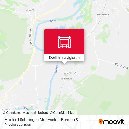 Höxter-Lüchtringen Murrwinkel Karte