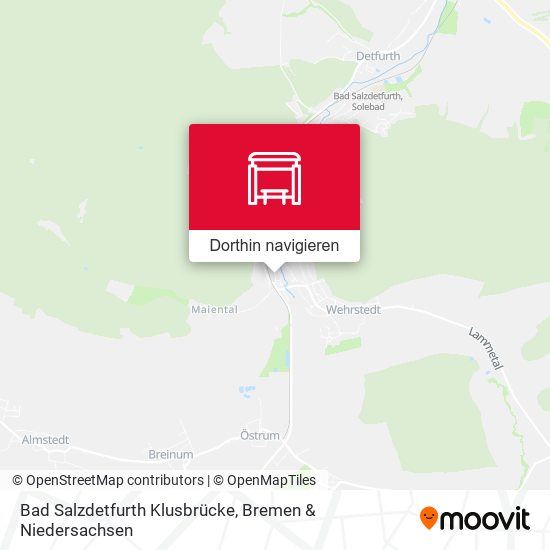 Bad Salzdetfurth Klusbrücke Karte