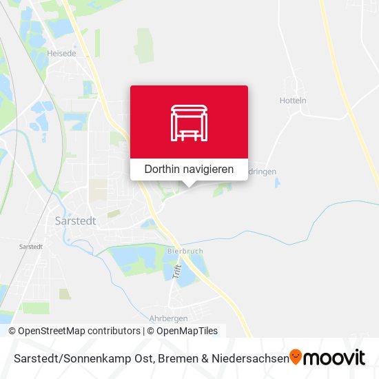 Sarstedt/Sonnenkamp Ost Karte