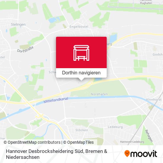 Hannover Desbrocksheidering Süd Karte