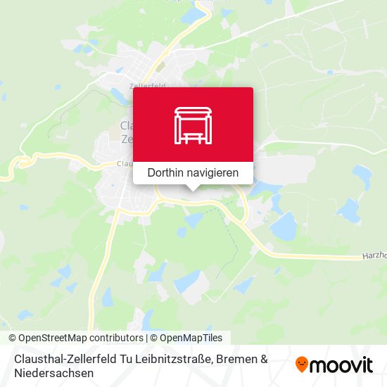 Clausthal-Zellerfeld Tu Leibnitzstraße Karte