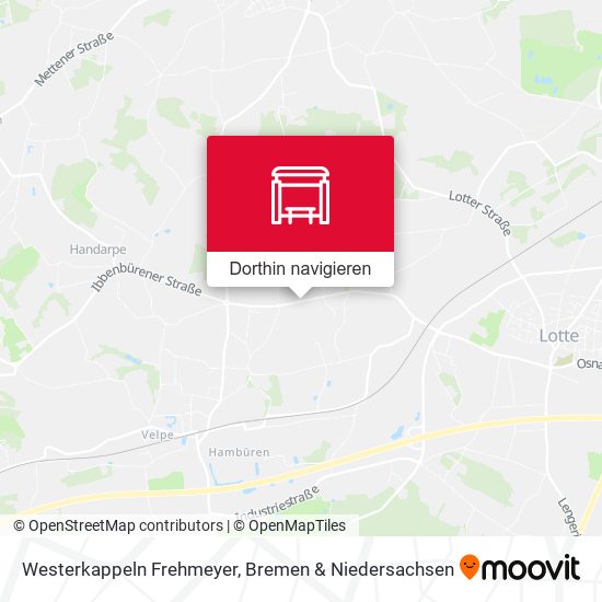 Westerkappeln Frehmeyer Karte