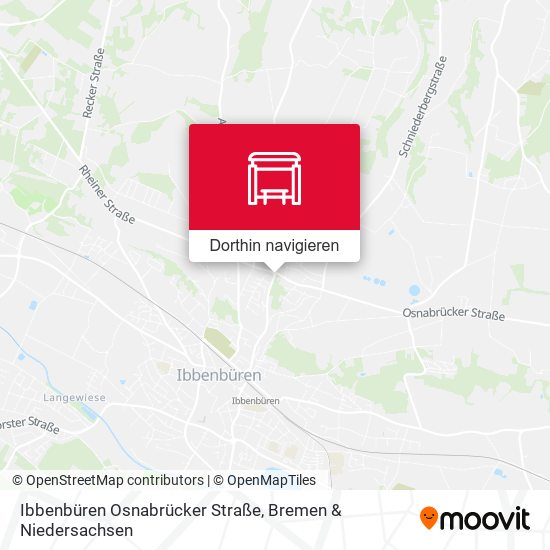 Ibbenbüren Osnabrücker Straße Karte