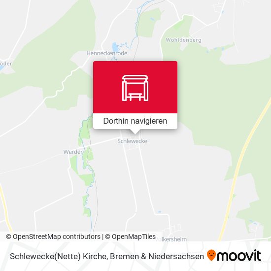 Schlewecke(Nette) Kirche Karte