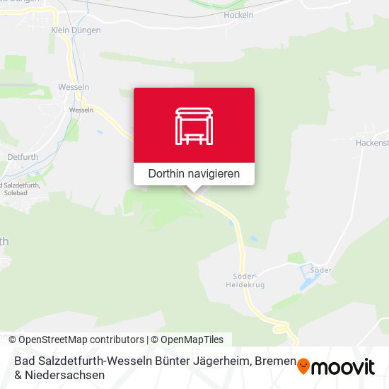 Bad Salzdetfurth-Wesseln Bünter Jägerheim Karte
