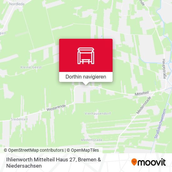 Ihlienworth Mittelteil Haus 27 Karte
