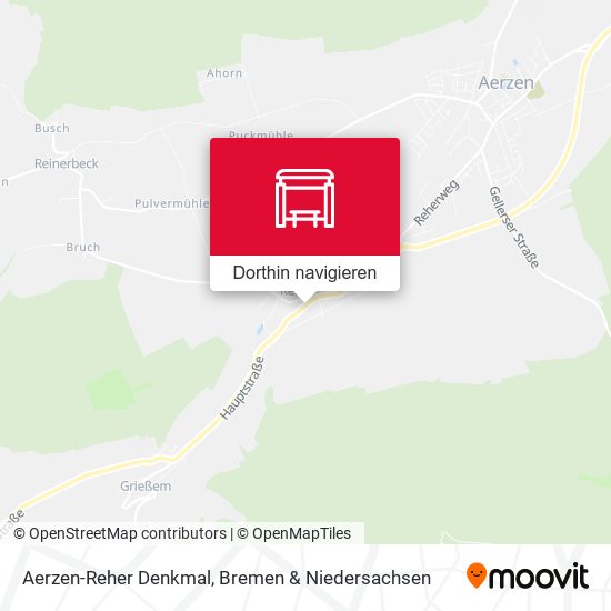 Aerzen-Reher Denkmal Karte