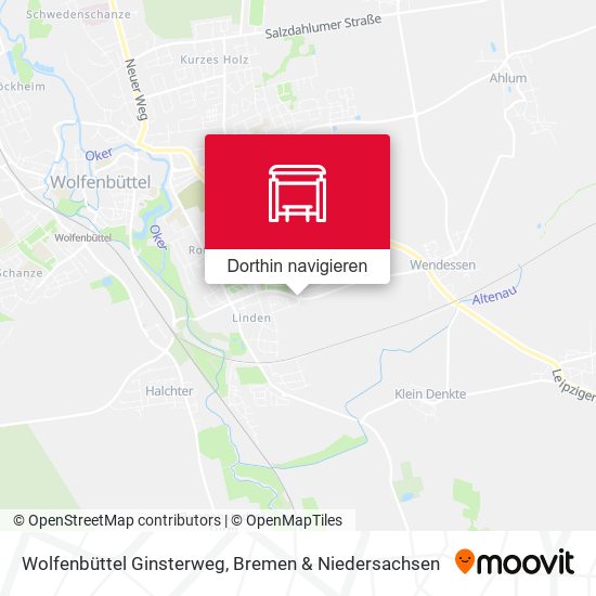 Wolfenbüttel Ginsterweg Karte