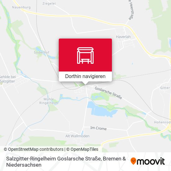 Salzgitter-Ringelheim Goslarsche Straße Karte