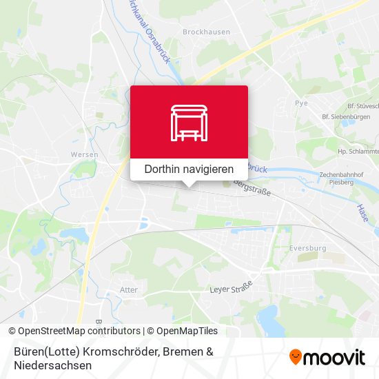 Büren(Lotte) Kromschröder Karte