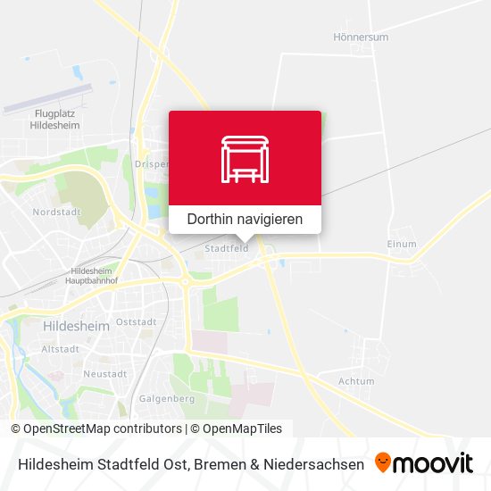 Hildesheim Stadtfeld Ost Karte