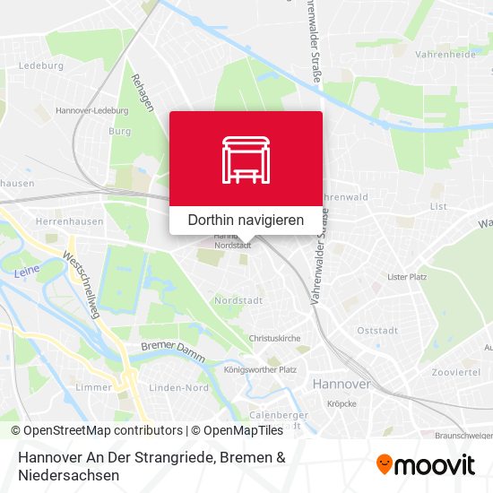 Hannover An Der Strangriede Karte