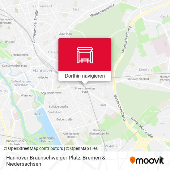 Hannover Braunschweiger Platz Karte