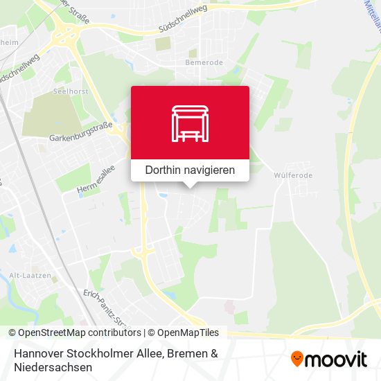 Hannover Stockholmer Allee Karte