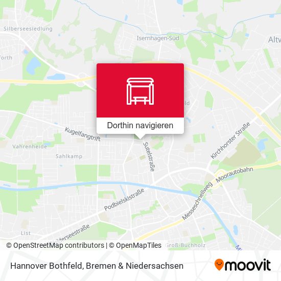 Hannover Bothfeld Karte