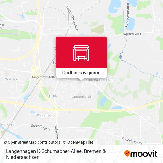 Langenhagen K-Schumacher-Allee Karte