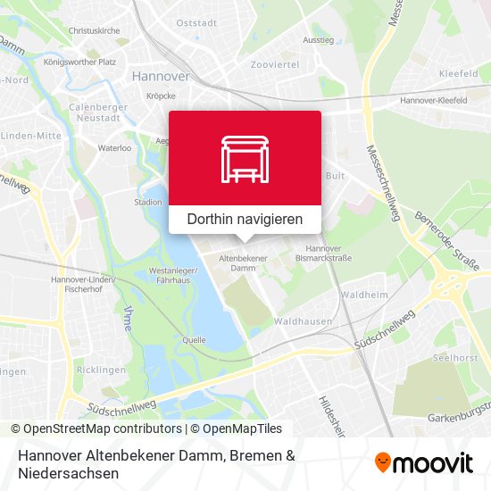 Hannover Altenbekener Damm Karte