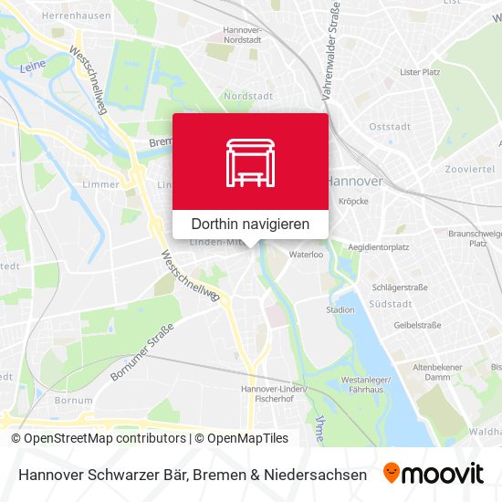 Hannover Schwarzer Bär Karte