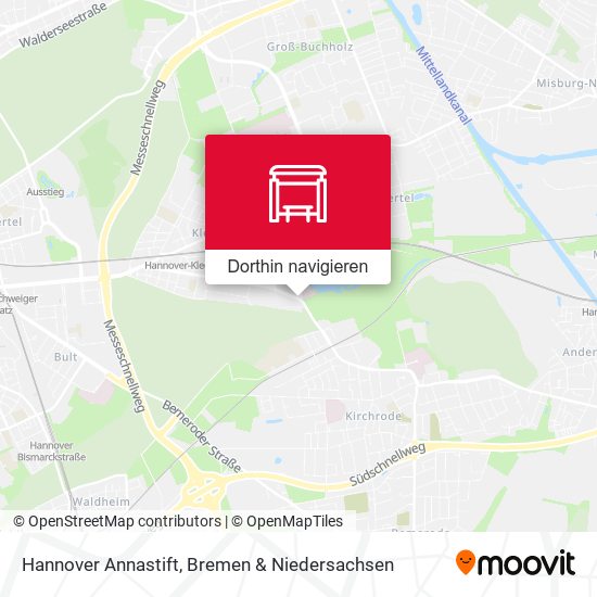 Hannover Annastift Karte
