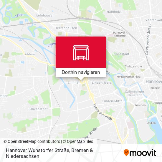 Hannover Wunstorfer Straße Karte